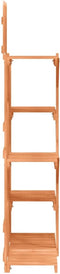 vidaXL - Plantenstandaard - 60x25x130 - cm - massief - vurenhout
