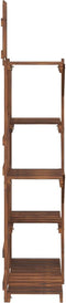 vidaXL - Plantenstandaard - 60x25x130 - cm - massief - vurenhout