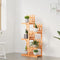 vidaXL - Plantenstandaard - 60x25x130 - cm - massief - vurenhout