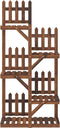 vidaXL - Plantenstandaard - 60x25x130 - cm - massief - vurenhout