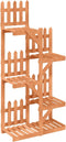 vidaXL - Plantenstandaard - 60x25x130 - cm - massief - vurenhout