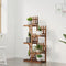 vidaXL - Plantenstandaard - 60x25x130 - cm - massief - vurenhout