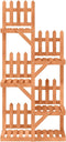 vidaXL - Plantenstandaard - 60x25x130 - cm - massief - vurenhout