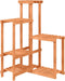 vidaXL - Plantenstandaard - 62,5x61,5x101,5 - cm - massief - vurenhout