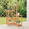 vidaXL - Plantenstandaard - 62,5x61,5x101,5 - cm - massief - vurenhout