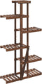 vidaXL - Plantenstandaard - 75x25x140,5 - cm - massief - vurenhout