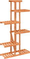 vidaXL - Plantenstandaard - 75x25x140,5 - cm - massief - vurenhout