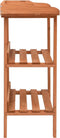 vidaXL - Plantenstandaard - 76x37x89 - cm - vurenhout