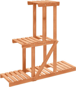 vidaXL - Plantenstandaard - 81x25x75,5 - cm - massief - vurenhout