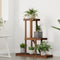 vidaXL - Plantenstandaard - 81x25x75,5 - cm - massief - vurenhout