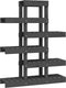 vidaXL - Plantenstandaard - 85x25x109,5 - cm - massief - grenenhout - grijs