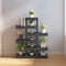 vidaXL - Plantenstandaard - 85x25x109,5 - cm - massief - grenenhout - grijs
