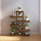 vidaXL - Plantenstandaard - 85x25x109,5 - cm - massief - grenenhout - honingbruin