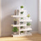 vidaXL - Plantenstandaard - 85x25x109,5 - cm - massief - grenenhout - wit
