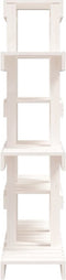 vidaXL - Plantenstandaard - 85x25x109,5 - cm - massief - grenenhout - wit
