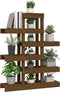 vidaXL - Plantenstandaard - 85x25x109,5 - cm - massief - grenenhout - honingbruin