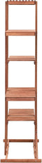 vidaXL - Plantenstandaard - 86x36x139 - cm - cederhout
