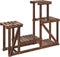 vidaXL - Plantenstandaard - 90x25x73,5 - cm - massief - vurenhout