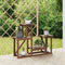 vidaXL - Plantenstandaard - 90x25x73,5 - cm - massief - vurenhout