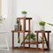 vidaXL - Plantenstandaard - 90x25x73,5 - cm - massief - vurenhout
