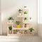 vidaXL - Plantenstandaard - 92x25x97 - cm - massief - grenenhout