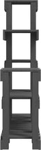 vidaXL - Plantenstandaard - 92x25x97 - cm - massief - grenenhout - grijs
