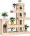 vidaXL - Plantenstandaard - 92x25x97 - cm - massief - grenenhout
