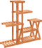 vidaXL - Plantenstandaard - 95x25x96 - cm - massief - vurenhout