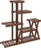 vidaXL - Plantenstandaard - 95x25x96 - cm - massief - vurenhout