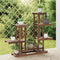 vidaXL - Plantenstandaard - 95x25x96 - cm - massief - vurenhout