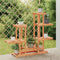 vidaXL - Plantenstandaard - 95x25x96 - cm - massief - vurenhout