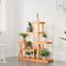 vidaXL - Plantenstandaard - 95x25x96 - cm - massief - vurenhout