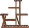 vidaXL - Plantenstandaard - 95x25x96 - cm - massief - vurenhout