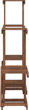 vidaXL - Plantenstandaard - 95x25x96 - cm - massief - vurenhout