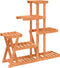 vidaXL - Plantenstandaard - 95x25x96 - cm - massief - vurenhout