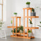 vidaXL - Plantenstandaard - 95x25x96 - cm - massief - vurenhout