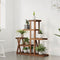 vidaXL - Plantenstandaard - 95x25x96 - cm - massief - vurenhout