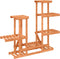 vidaXL - Plantenstandaard - 95x25x96 - cm - massief - vurenhout