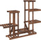 vidaXL - Plantenstandaard - 95x25x96 - cm - massief - vurenhout