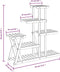 vidaXL - Plantenstandaard - 95x25x96 - cm - massief - vurenhout