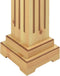 vidaXL - Plantenstandaard - klassieke - zuil - vierkant - 17x17x66 - cm - MDF - hout
