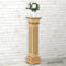 vidaXL - Plantenstandaard - klassieke - zuil - vierkant - 17x17x66 - cm - MDF - hout