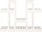 vidaXL - Plantenstandaard - wit - 104,5x25x77,5 - cm - massief - grenenhout