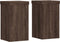 vidaXL - Plantenstandaards - 2 - st - 10x10x18 - cm - bewerkt - hout - bruin - eiken