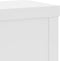 vidaXL - Plantenstandaards - 2 - st - 10x10x18 - cm - bewerkt - hout - wit