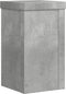 vidaXL - Plantenstandaards - 2 - st - 10x10x18 - cm - bewerkt - hout - betongrijs
