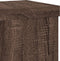 vidaXL - Plantenstandaards - 2 - st - 10x10x18 - cm - bewerkt - hout - bruin - eiken