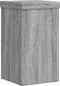 vidaXL - Plantenstandaards - 2 - st - 10x10x18 - cm - bewerkt - hout - grijs - sonoma