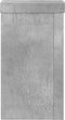 vidaXL - Plantenstandaards - 2 - st - 10x10x18 - cm - bewerkt - hout - betongrijs