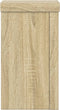 vidaXL - Plantenstandaards - 2 - st - 10x10x18 - cm - bewerkt - hout - sonoma - eiken